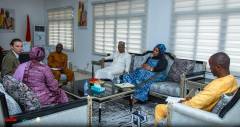 Audience du Ministre de la Jeunesse avec la représentante de la TIKA en Guinée